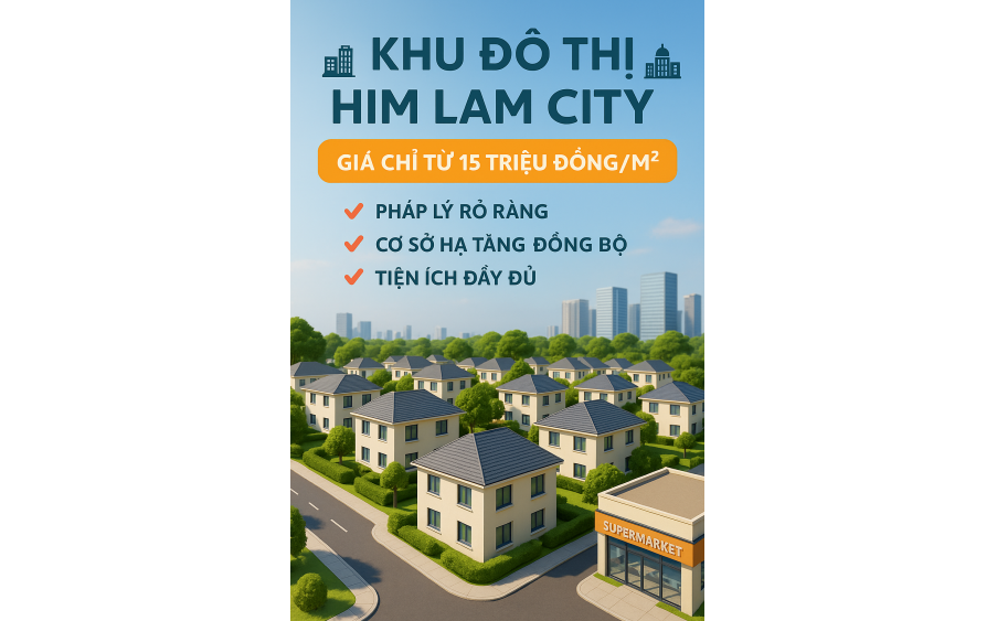 Bán đất nền dự án khu đô thị 17-18 Him Lam
